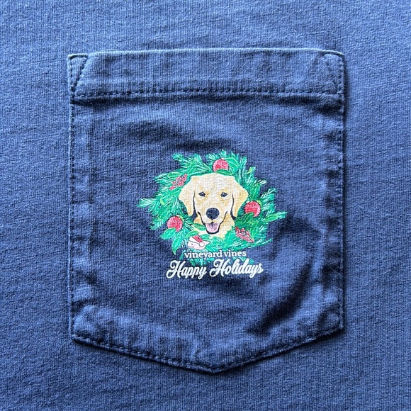 Youth Vineyard Vines Holiday T-Shirt - Picture 2 of 10